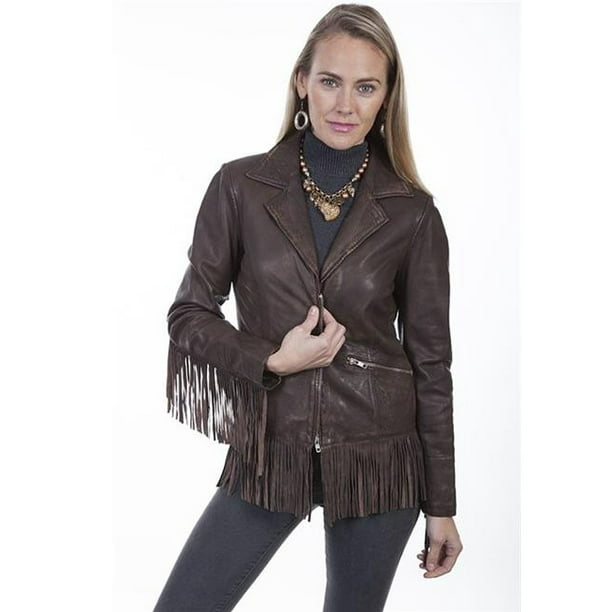 Scully Womens Leatherwear by Fringe Leather Jacket L221 